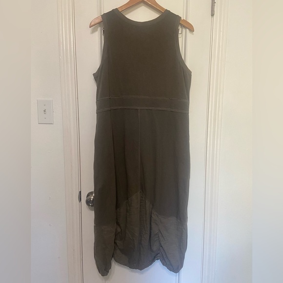 Neon Buddha Shanghai sleeveless wrap v neck gathered bottom active dress XL - Picture 2 of 6